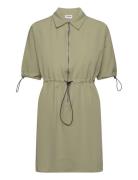 Nmkirby 2/4 Shirtdress Wvn Noos Kort Kjole Green NOISY MAY