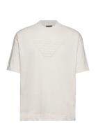 T-Shirt Designers T-Kortærmet Skjorte Cream Emporio Armani