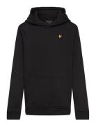 Pullover Hoodie Tops Sweatshirts & Hoodies Hoodies Black Lyle & Scott