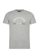 Rwb Arch Gs Tee Tops T-Kortærmet Skjorte Grey Tommy Hilfiger