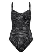 Potenza Solid Swimsuit Recycled Badedragt Badetøj Black Panos Emporio