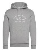 Camden Hoodie Tops Sweatshirts & Hoodies Hoodies Grey Les Deux