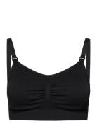 Bra Seamless Nursing Bra Full Lingerie Bras & Tops Maternity Bras Blac...