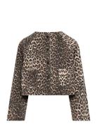 Pd-Georgia Jacket Leopard Outerwear Jackets Light-summer Jacket Brown ...