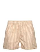 Sand Striped Underwear Boxer Shorts Beige Pockies