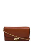 Leather Medium Adair Crossbody Bags Crossbody Bags Brown Lauren Ralph ...