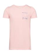 T-Shirt Ss Tops T-Kortærmet Skjorte Pink Creamie