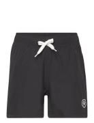 Swim Shorts, Solid Badeshorts Black Color Kids