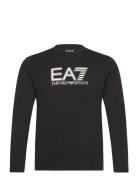 T-Shirt Tops T-Langærmet Skjorte Black EA7