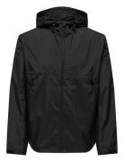 Onseran Hood Jacket Athl Tynd Jakke Black ONLY & SONS