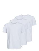 Jjeorganic Basic Tee Ss 3Pk Mp Noos Jnr Tops T-Kortærmet Skjorte White...