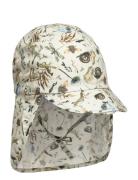 Summercap Long Neck - Aop Solhat Multi/patterned Mikk-line