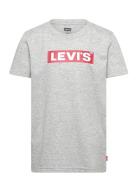 Levi's® Short Sleeve Boxtab Tee Tops T-Kortærmet Skjorte Grey Levi's