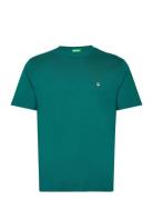 T-Shirt Tops T-Kortærmet Skjorte Green United Colors Of Benetton