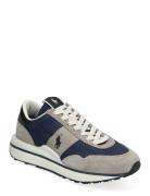 Train 89 Leather & Canvas Sneaker Low-top Sneakers Navy Polo Ralph Lau...