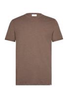 Nørregaard T-Shirt - Seasonal Tops T-Kortærmet Skjorte Brown Les Deux