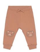 Trousers Lion Patch Bottoms Sweatpants Orange Lindex