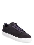 Theodor Suede Sneaker Low-top Sneakers Navy Les Deux