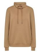 Sc-Banu Tops Sweatshirts & Hoodies Sweatshirts Beige Soyaconcept