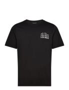 Triple T-Shirt Tops T-Kortærmet Skjorte Black Les Deux