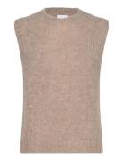 Kala Knit Vest Vests Knitted Vests Beige Noella