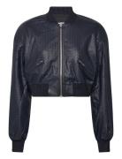 Cropped Braided Jacket Bomberjakke Navy ROTATE Birger Christensen