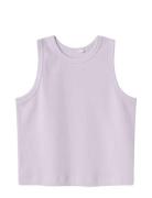 Nkfnakal Sl Short Top Noos Tops T-shirts Sleeveless Purple Name It