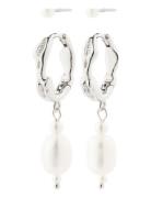 Constance Earrings 2-In-1 Set Ørestickere Smykker Silver Pilgrim