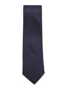 Navy Kingfisher Silk Tie Slips Navy AN IVY