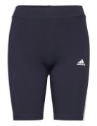 W 3S Bk Sho Sport Shorts Cycling Shorts Navy Adidas Sportswear