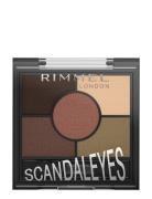 Scandal 5 Pan Palette 002 Brixton Brown Øjenskyggepalet Makeup Nude Ri...