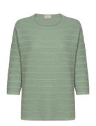 Frsinne Pu 5 Tops Knitwear Jumpers Green Fransa