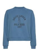 Polo Bear Over Fleece Crewneck Tops Sweatshirts & Hoodies Sweatshirts ...