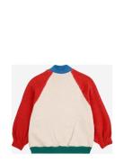 B.c Vintage Color Block Zipped Sweatshirt Tops Sweatshirts & Hoodies S...