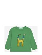 Baby Faraway Castle T-Shirt Tops T-shirts Long-sleeved T-Skjorte Green...