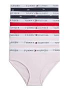 7 Pk Bikini Print Night & Underwear Underwear Panties Pink Tommy Hilfi...