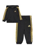 I 3S Shiny Ts Sets Tracksuits Black Adidas Sportswear