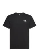 M Ss Simple Dome Tee Sport T-Kortærmet Skjorte Black The North Face