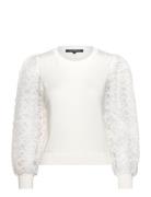 Luvvy Jumper Tops Knitwear Jumpers White French Connection