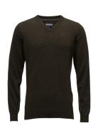 Barbour Ess V Neck Tops Knitwear V-necks Green Barbour