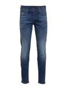 Superflex Jeans Original Blue - Tap Bottoms Jeans Tapered Blue Lindber...