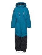 Penguin Snowsuit Kids Teal Sport Coveralls Snow-ski Coveralls & Sets B...