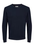 Jjebasic Knit V-Neck Noos Tops Knitwear V-necks Navy Jack & J S