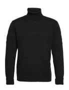 Wool Klemens Knit Fav Tops Knitwear Turtlenecks Black Mads Nørgaard