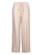 Crbellis Linen Pant Bottoms Trousers Linen Trousers Beige Cream