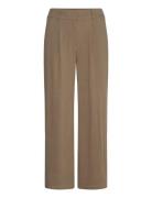 Vmvera Mw Wide Linen Pant Bottoms Trousers Linen Trousers Brown Vero M...