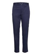 Cropped Slim Fit Twill Chino Pant Bottoms Trousers Chinos Navy Polo Ra...