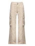 Trousers Vanja Cargo Bottoms Cream Lindex