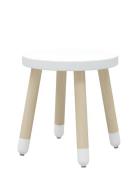 Taburet Home Kids Decor Furniture White FLEXA