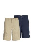 Jpstcole Jjcampaign Short 2Pk Mp Bottoms Shorts Cargo Shorts Navy Jack...